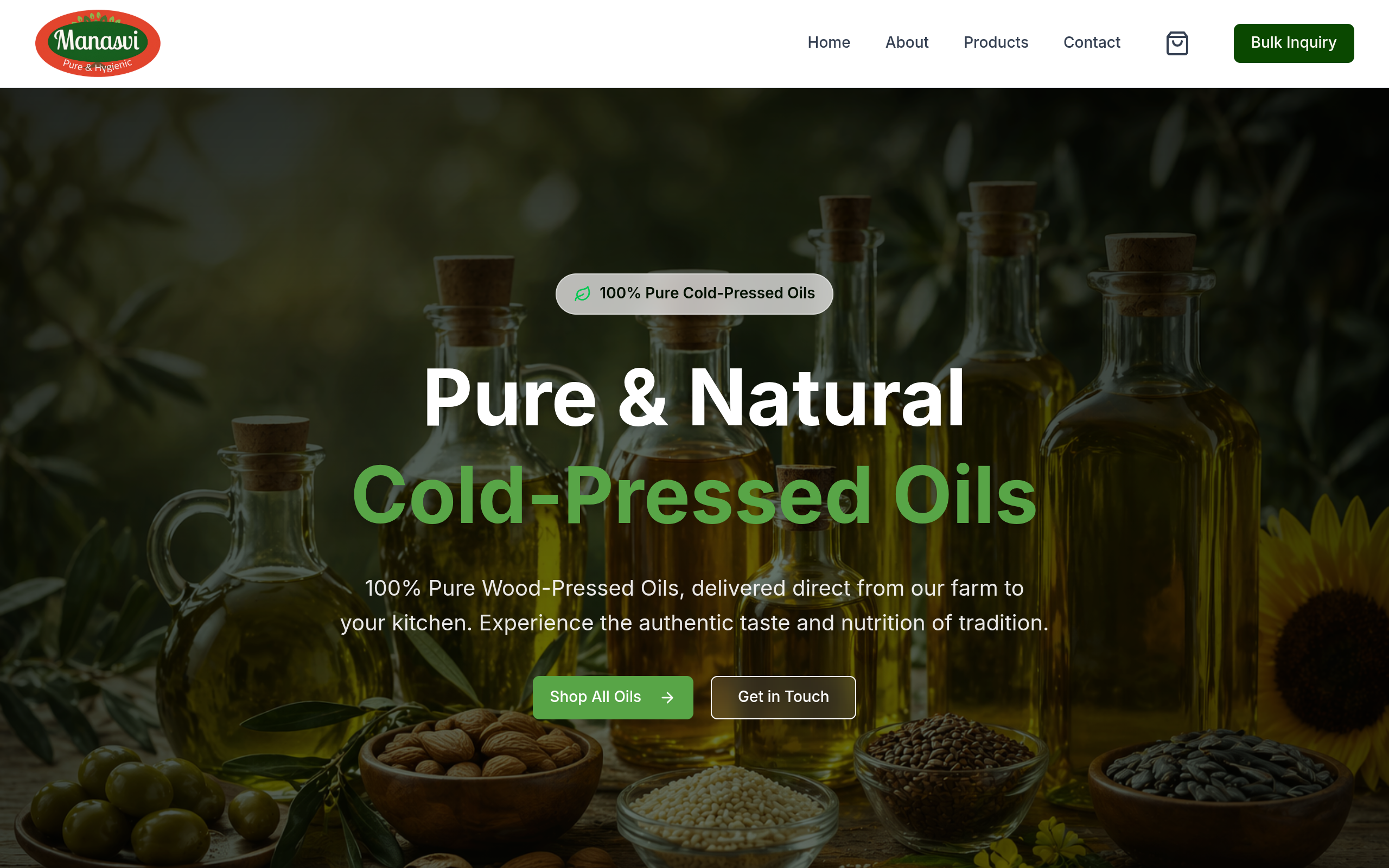 Manasvi Enterprises ecommerce store preview