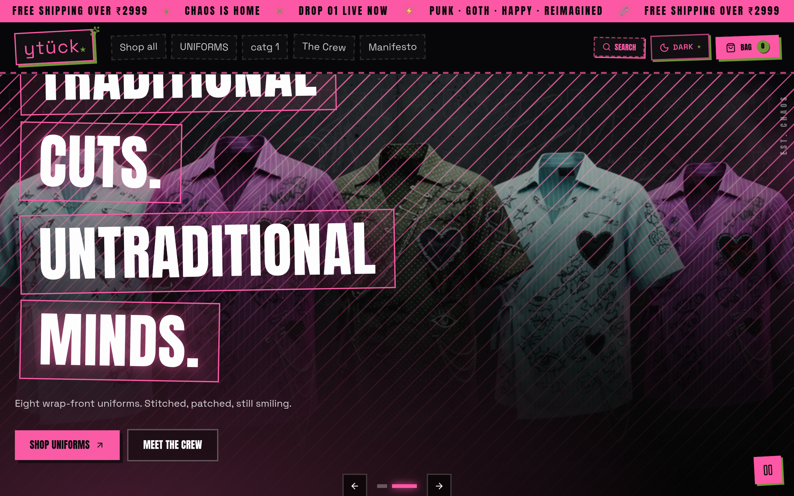 Ytuck ecommerce store preview